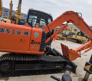 Livraison rapide Hitachi ZX70 d'occasion 7 tonnes pelle sur chenilles prête à fonctionner ZX55 ZX60 ZX70 en stock - Product Image 4