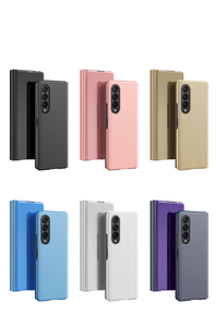 Échantillon Gratuit Vente en Gros Étui de Téléphone de Luxe en Cuir PU Coque Miroir en PU pour <span class=keywords><strong>Samsung</strong></span> Z <span class=keywords><strong>Fold</strong></span> <span class=keywords><strong>3</strong></span> - Product Image 3
