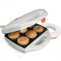 Heiß begehrter elektrischer Mini-Kuchenpop-Maker für den Heimgebrauch, 6 Stück, Kuchenpop-Maker, 9 Lila