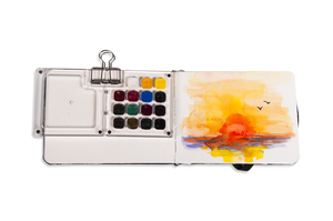 7 pièces de haute qualité en métal porte-crayon pliable ronde tête aquarelle animal pinceau set pour la peinture d’artiste. - Product Image 6