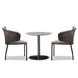 Ensemble de canapés de salon en aluminium moderne et durable à 3 pièces, meubles de patio d'extérieur, salon, salle à manger, hôtel, villa, canapé - Product Image 6