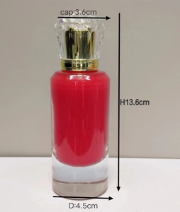 Nhà máy bán 50ml màu đỏ ống thủy tinh ống 30ml nước hoa trong suốt Chai Thủy Tinh tiêm ABS phun nước hoa ống Ống chai - Product Image 5
