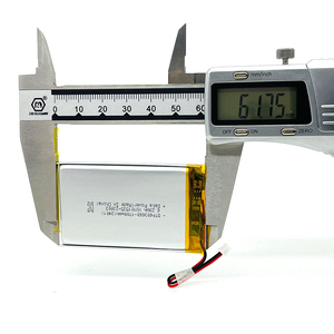 リチウム電池603660 1700 Mah Lipoバッテリー3.7V充電式ポリマーカスタムポーチリチウムイオン電池 - Product Image 1