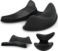 Reposamuñecas Ergonómico Deslizante para Ratón de Juego, Soporte Contorneado que Reduce la Fricción, Almohadilla Móvil para la Muñeca para Trabajos de Oficina de Larga Duración