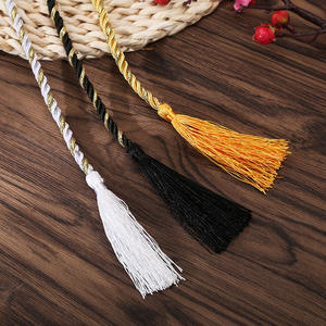 Vente en gros de cordons à double tête en polyester suspendus à cordons longs pour <span class=keywords><strong>rideau</strong></span> cordelette hanfu sac cadeau lanière décorative - Product Image 2