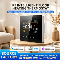 Nuevo Diseño Tuya Termostato Inteligente WiFi con Pantalla Táctil LCD Programable Semanalmente Controlador de Calefacción EU 86