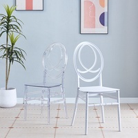 Chaise de banquet empilable en plastique à bas prix, chaise de réception pour événements et banquets