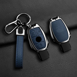 เคสกุญแจรีโมทรถยนต์ Mercedes Benz รุ่น A B G R Class GLA GLK W176 W204 W251 W463  วัสดุโลหะผสมสังกะสี  แบบ 2/3 ปุ่ม พร้อมอุปกรณ์เสริม - Product Image 1