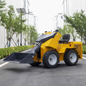 <span class=keywords><strong>Loader</strong></span> Mini Skid Steer Roda Depan Tipe S490 4X4 Harga Terjangkau dengan Mini Excavator - Product Image 1