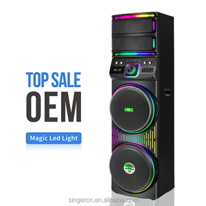 Enceinte Bluetooth portable DP-2130 GD-2130 <span class=keywords><strong>avec</strong></span> double haut-parleur <span class=keywords><strong>de</strong></span> 12 pouces, trolley, pour fêtes en extérieur, <span class=keywords><strong>avec</strong></span> écran LED - Product Image 3