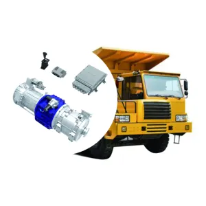 Full Hybrid PHEV Dual motor 170kW + 180kW 90-120 toneladas Sistema de accionamiento eléctrico híbrido para camión minero eléctrico o camión especial