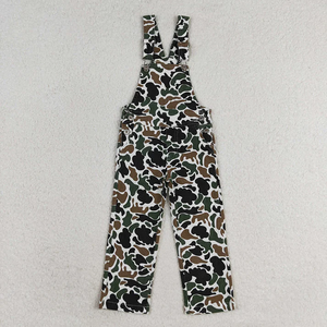 Pantalones de overol de primavera para niños pequeños, estampado de camuflaje, sin mangas, con tirantes ajustables, mono de mezclilla, ropa de moda para bebés - Product Image 3