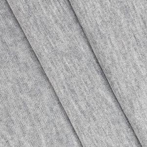 Commercio all'ingrosso della fabbrica di canapa grigio 155Gsm TC elasticizzato poliestere cotone <span class=keywords><strong>Spandex</strong></span> singolo Jersey tessuto t-shirt - Product Image 2