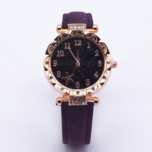 <span class=keywords><strong>Montre</strong></span> à quartz YuSa624 pour femme, nouvelle mode, avec coquille de <span class=keywords><strong>lotus</strong></span>, <span class=keywords><strong>montre</strong></span> décontractée simple - Product Image 4