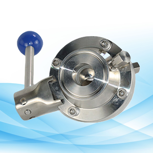 Válvula de bola de chaqueta de aislamiento de triple abrazadera sanitaria SS - Product Image 6