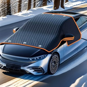 Grande housse de <span class=keywords><strong>pare</strong></span>-<span class=keywords><strong>brise</strong></span> de voiture pour la protection contre la glace et la neige, Oxford, imperméable, fenêtre latérale, rétroviseur - Product Image 2