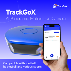 Cámara Deportiva Trackgox Ai para Transmisión en Vivo de Fútbol y Baloncesto, Capaz de Grabar y Transmitir, Portátil y Móvil - Product Image 1