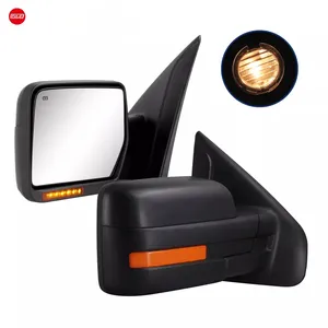 Pair Extendable Reversing Towing Mirror for Ford F150 2007-2014 Side Car Rear View Mirror with Power Heated