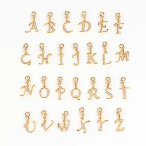 High Quality Charms For Jewelry Making Initial 26 Alphabet Letters Jewelry Supplies Making Accessories For Necklace Bracelets