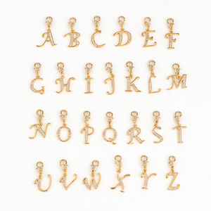 Ciondoli di Alta Qualità CHINTEN per Creazione di Gioielli, 26 Lettere dell'Alfabeto Iniziali, Forniture per Creazione di Collane e Braccialetti - Product Image 1