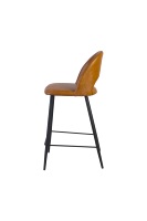 Tabouret de bar rembourré de qualité commerciale avec structure en fer, siège pour bar, café, hôtel, restaurant