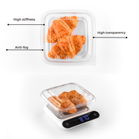Fabricant de conteneurs d'emballage jetables transparents pour aliments transparents personnalisés boîte en plastique cadeau de pâtisserie PETCake