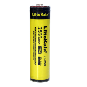 Liitokala Lii - 35S 18650 3500mAh 10A 3.7V Bateria Recarregável Lii 35A Liitokala Bateria para Lanterna - Product Image 1