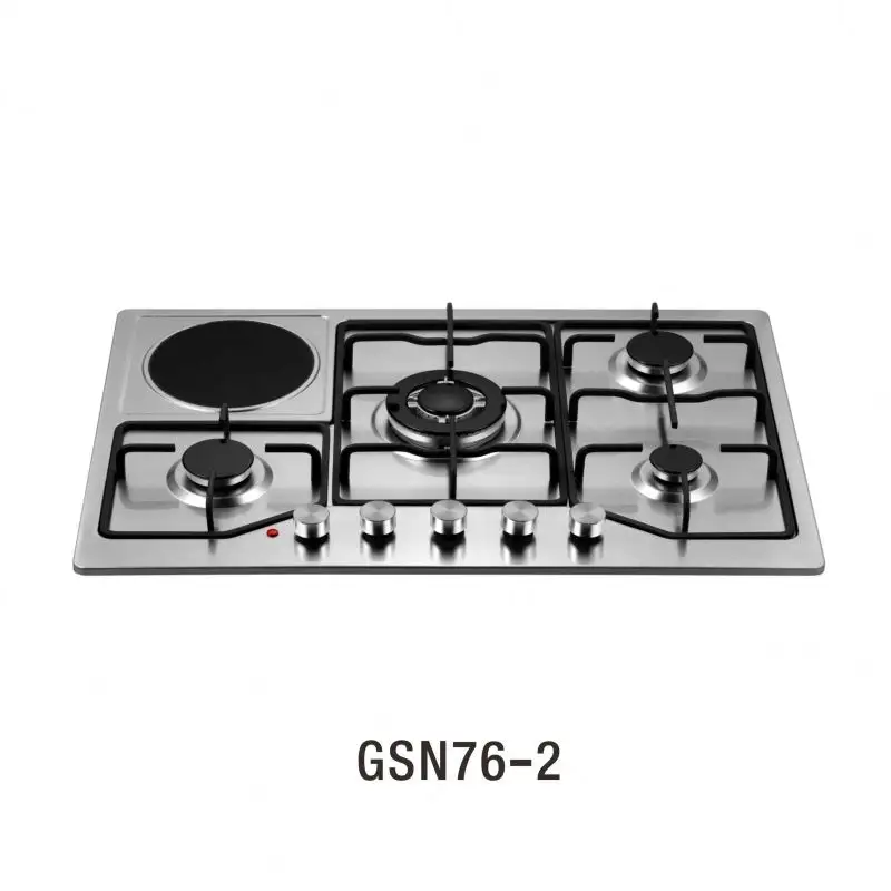 GSN76-2 Thép Không Gỉ Nồi Áp Suất Bếp Gas Với Grill Ở Ấn Độ Bếp Gas Di Động