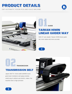 ZB3245TSS SMD Pick and Place <strong>Machine</strong> Desktop Automatic High Speed 2 Head Pcb Making <strong>Machine</strong> Pick and Place <strong>Assembly</strong> <strong>Machine</strong> - Product Image 5