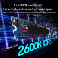 Untuk Original untuk 9100 Pro 15000MB/s 4TB M.2 NVMe PCIe5.0 HDD Internal untuk Desktop/Server PC