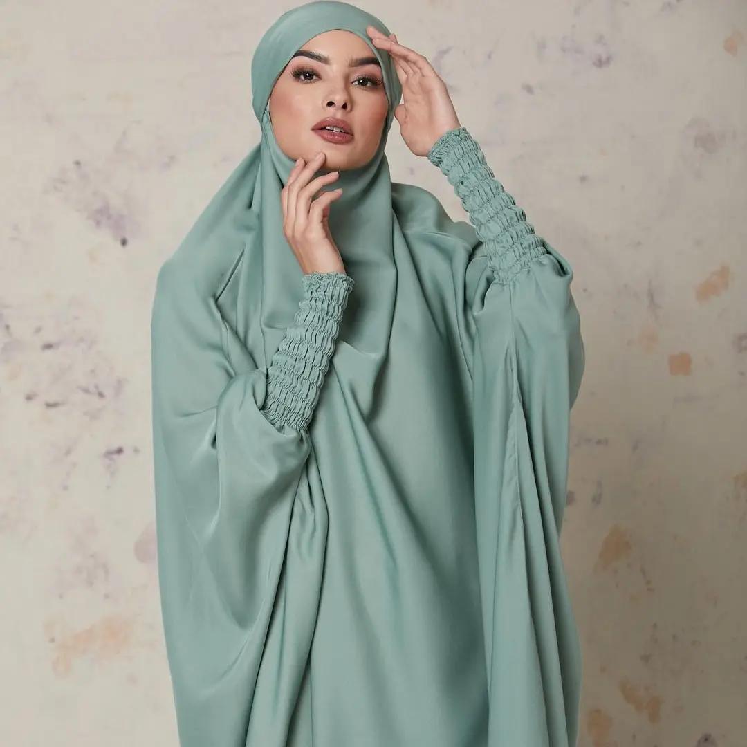 Baju Doa Wanita Muslim, Baju Jilbab Wanita Hijab Jilbab Jilbab Abaya Panjang Khimar Penutup Penuh Gaun Ramadan Pakaian Islami Niqab