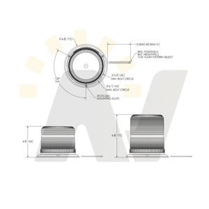 Đèn cảnh báo khai thác mỏ hạng nặng ECCO 6550 XENON M SERIES 12V 48V, đèn báo hiệu xenon, đèn LED công suất cao, IP65, SAE R65 - Product Image 5