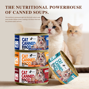 Fresh Meat In Broth <b>Cat</b> Wet Food 85G Tuna Chicken <b>Soup</b> Healthy Nutrition OEM Wholesale Pet Snacks Factory - Product Image 1