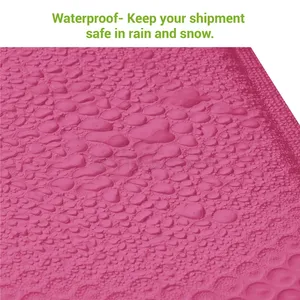 WiiGreen-Sac postal à bulles en polyéthylène rose léger de 2.0mm d'épaisseur, auto-adhésif, étanche et indéchirable, pour supermarché - Product Image 3