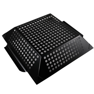 Parrilla Cuadrada de Acero Inoxidable Antiadherente para Barbacoa, Uso en Interiores y Exteriores, para Verduras y Frutas, HX-MCB0026 - Product Image 3