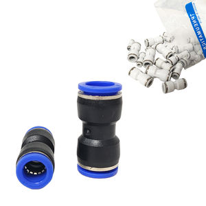 Conector Neumático de Plástico de Empuje Rápido de un Toque, Serie PU, Conector Recto para Tuberías, Tamaños de Puerto de 4-16 mm para Medios de Trabajo Neumáticos - Product Image 5