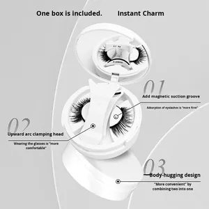 <span class=keywords><strong>Faux</strong></span> <span class=keywords><strong>cils</strong></span> magnétiques en cheveux synthétiques, nouveaux <span class=keywords><strong>faux</strong></span> <span class=keywords><strong>cils</strong></span> européens et américains épais, intégrés, avec stockage et adsorption - Product Image 1