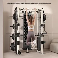 Smith entraîneur complet oiseau volant portique Fitness équipement Commercial acier 85kg poids pile unisexe Squat banc presse