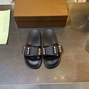 Top-quality black fashionable indoor soft-soled <b>slippers</b> for home relaxation. Comfortable rubber lightweight <b>slippers</b>. - Product Image 4