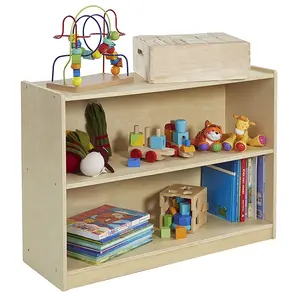 Montessori Kindergarten Preschool Daycare Children Toddler Nursery Wood Toy Organizer Shelf And Storage Kids' Cabinets