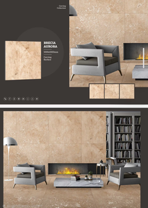 Carreaux de porcelaine sculptés 1000x1000mm, design moderne, pour sols et murs, pour extérieur, salle de bain et usage commercial - Product Image 3