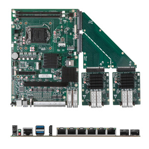 Placa Base Industrial OEM Intel Core I3 I5 I7 <span class=keywords><strong>FCLGA1151</strong></span> Bypass Soft Router ROS PfSense 6 LAN 6 SFP 10GbE Firewall - Product Image 4