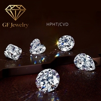 Diamante Sintético de Laboratorio GF Jewelry, HPHT CVD VVS VS, Corte Excelente, 10CT, Forma Elegante, Certificado IGI, para Joyería