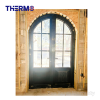 Fenêtre fixe en aluminium à double vitrage pare-balles Topbright Hurricane Impact avec rupture de pont thermique personnalisée pour maisons