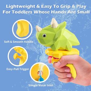 5 In 1 Cartoon Dinosaurus Vorm Waterpistool Speelgoed Zomer Strand Dino <span class=keywords><strong>Water</strong></span> Spuitpistool Bad Speelgoed Voor Kids Outdoor spelen Mini Waterpistool - Product Image 6