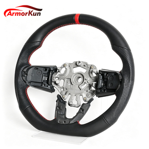 Volant en cuir personnalisé pour <span class=keywords><strong>Mini</strong></span> F54 F55 F56 F57 F60 JCW <span class=keywords><strong>John</strong></span> <span class=keywords><strong>Cooper</strong></span> <span class=keywords><strong>Works</strong></span> Hardtop <span class=keywords><strong>Cooper</strong></span> - Product Image 1