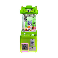 Mini machine à griffes de table pour 1 joueur, à monnayeur, attrapeur de peluches, vente en gros, 110-220V, garantie 1 an