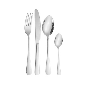 Ensemble de couverts en acier inoxydable 1010, 12 pièces, couteau à steak, fourchette, cuillère, compatible lave-vaisselle - Product Image 1