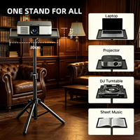 Support de projecteur 360° fourni par l'usine °   Support de projecteur rotatif pliable et portable avec plateau réglable pour projecteurs