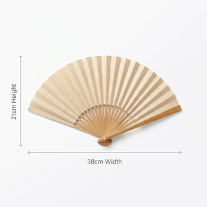 Éventail pliant en <span class=keywords><strong>bambou</strong></span> de 13 pouces, grand format, avec logo personnalisé imprimé sur tissu de soie, idéal pour les festivals de musique, les fêtes et les cadeaux. - Product Image 2